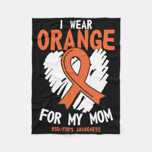 Cobertor De Velo Eu Visto Laranja Para Minha Mãe Rsd Crps Suporte C