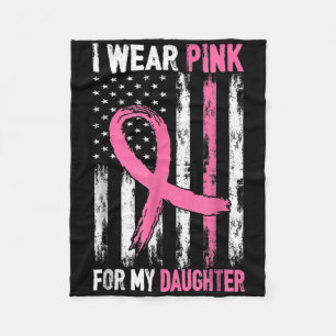 Cobertor De Velo Eu Visto Rosa Para Minha Filha Cancer Da Mama Awar