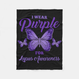 Cobertor De Velo Eu Visto Roxo Para A Consciencialização Do Lupus C