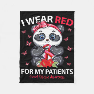 Cobertor De Velo Eu Visto Vermelho Para Os Meus Pacientes Sensibili