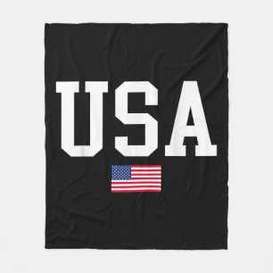 Cobertor De Velo EUA Bandeira Patriótica Americana Para Homens Meni