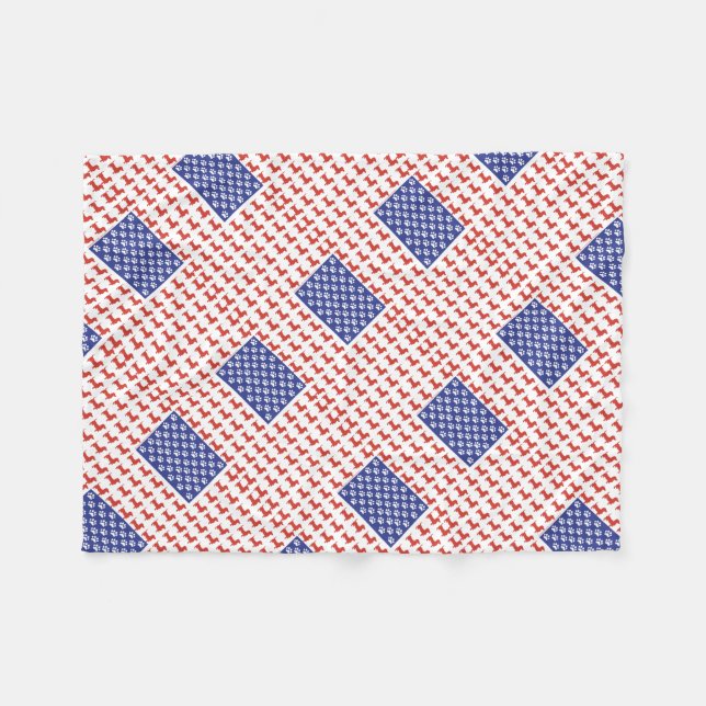 Cobertor De Velo EUA Dachshund (Frente (Horizontal))