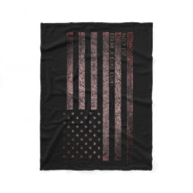 EUA Vintage Black Pink Grunge American Flag