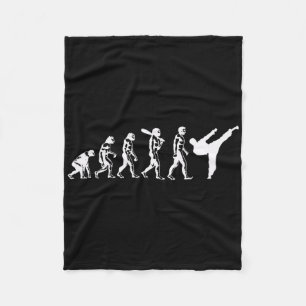 Cobertor De Velo Evolução das Artes Marciais de Karatê Kickboxing T