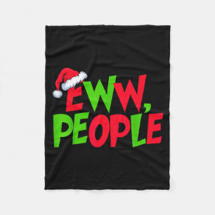 Cobertor De Velo Eww Pessoas Chapéu de Papai Noel Natal Engraçado M