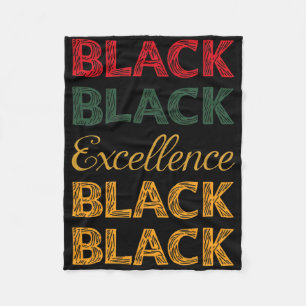 Cobertor De Velo Excelência Negra Afro Mês da História Negra Motiva
