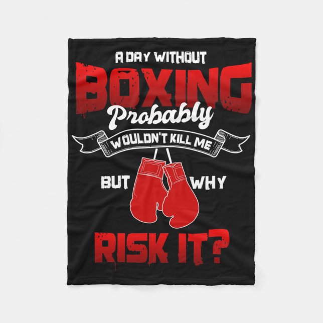 Cobertor De Velo Excelente Boxing Gift Boxing Esporte Boxing Luvas  (Frente)