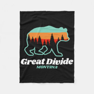 Cobertor De Velo Excelente Divide Montana Esquiando Snowboard Bear