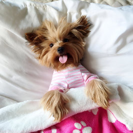 Cobertor De Velo Excelente em branco para impressão de pata rosa pa