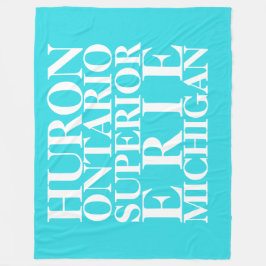 Cobertor De Velo Excelente Lagos Fleece Blanket, Grande
