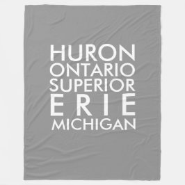 Cobertor De Velo Excelente Lagos Fleece Blanket, Grande