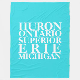 Cobertor De Velo Excelente Lagos Fleece Blanket, Grande