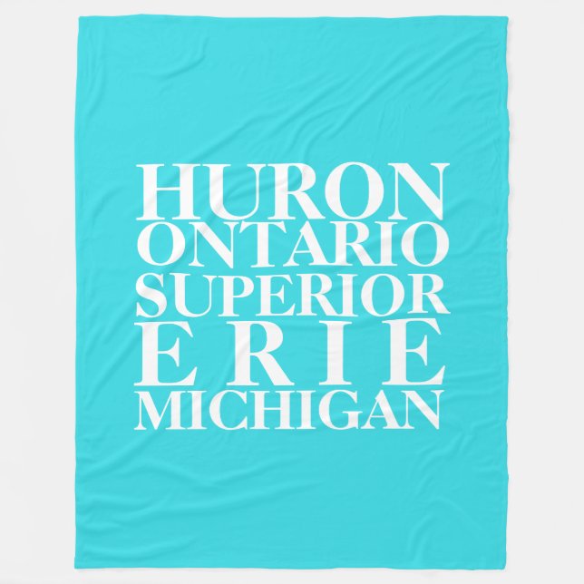 Cobertor De Velo Excelente Lagos Fleece Blanket, Grande (Frente)