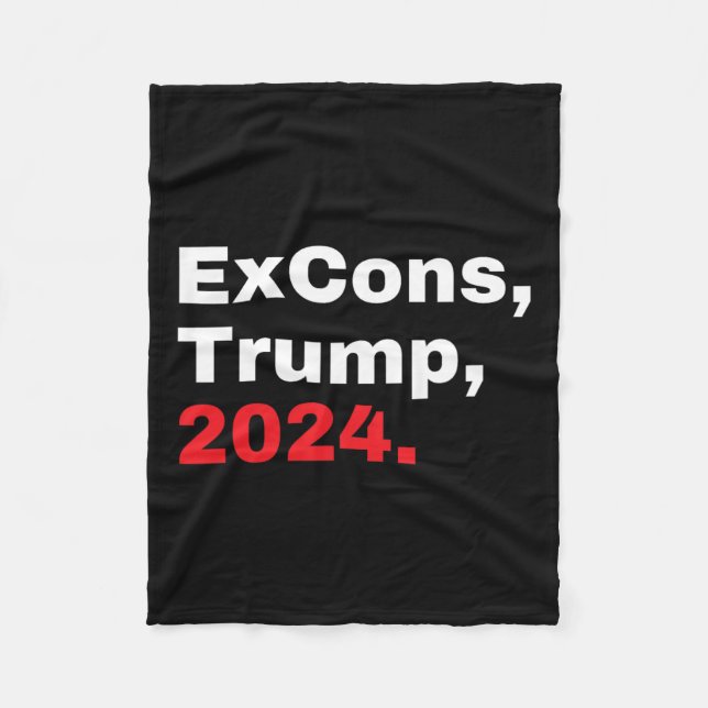 Cobertor De Velo Excons Trump 2024 Vance (Frente)