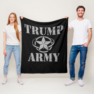 Cobertor De Velo Exército de Trump 47º Presidente dos EUA Vintage R
