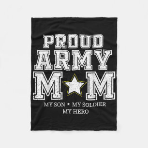 Cobertor De Velo Exército Orgulhoso Mãe Meu Filho, Meu Soldado, Meu