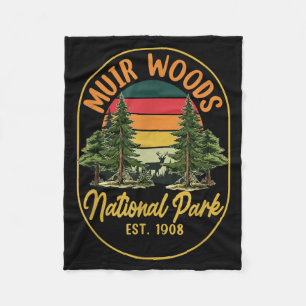 Cobertor De Velo Explore a natureza em muir woods est 1908 nacional