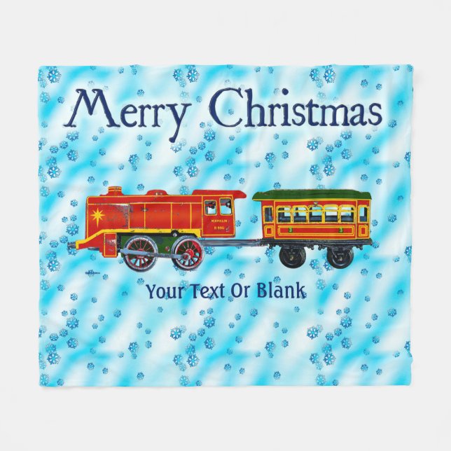 Cobertor De Velo Expresso de Natal - Feliz Natal (Frente (Horizontal))