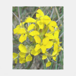 Cobertor De Velo F14 Flores Silvestres Amarelas