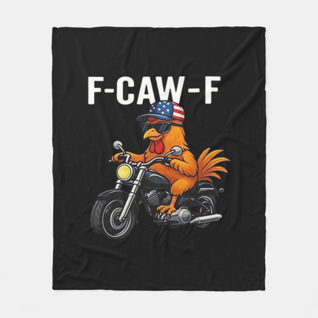 Cobertor De Velo F-Caw-F Chicken Classic Aesthetic Graphic (Frente)