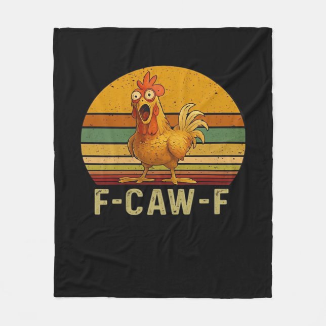 Cobertor De Velo F-Caw-F Chicken Essential Retro Classic (Frente)