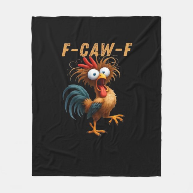 Cobertor De Velo F-Caw-F Chicken Humor (Frente)