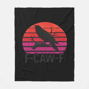 Cobertor De Velo F-Caw-F Corvo Engraçado Clássico Minimal Limpo