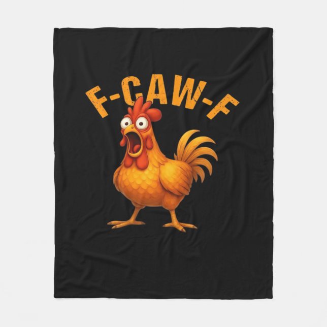 Cobertor De Velo F-Caw-F Frango Divertido Moderno (Frente)