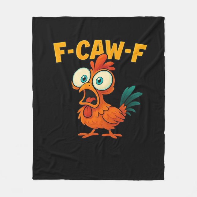 Cobertor De Velo F-Caw-F Frango Essencial Divertido Moderno (Frente)