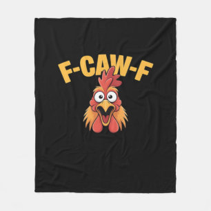 Cobertor De Velo F-Caw-F Frango Frango Engraçado Gráfico Criativo