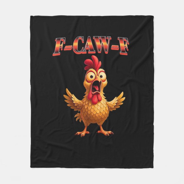 Cobertor De Velo F Caw F Funny Chicken Classic Aesthetic Design (Frente)