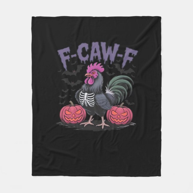 Cobertor De Velo F Caw F Funny Chicken Classic Simple Clean Style (Frente)