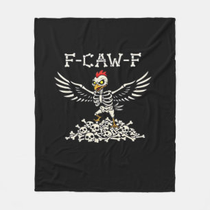 Cobertor De Velo F Caw F Galinha Engraçada de Halloween Estilo Lega