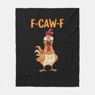 Cobertor De Velo F-Caw-F Galinha Engraçada Dizendo Frase de Galo Me
