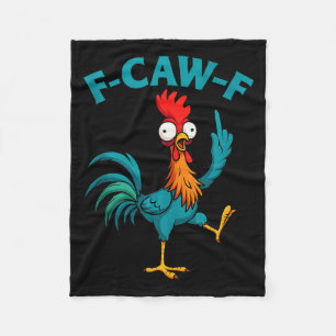 Cobertor De Velo F Caw F Galo Pássaro Engraçado Fcawf Domador de Ga