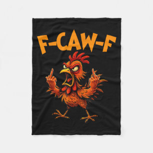 Cobertor De Velo F Caw F Galo Pássaro Engraçado Fcawf Domador de Ga