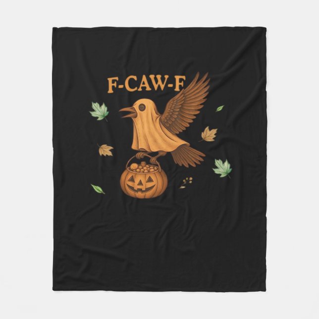 Cobertor De Velo F-Caw-F Halloween Retro Classic (Frente)