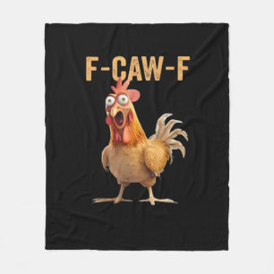 Cobertor De Velo F Caw F Humor de Frango Galo Meme Clássico