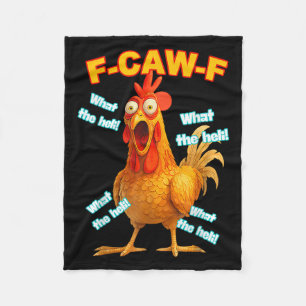 Cobertor De Velo F-caw-f O Que A Memória Engraçada Heli Chicken Vin