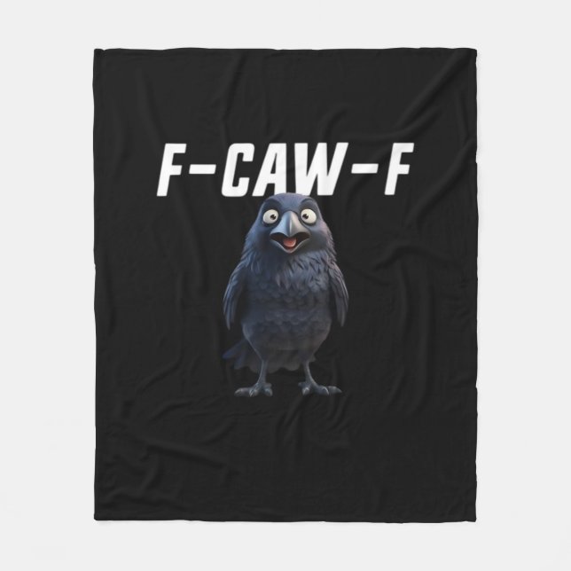 Cobertor De Velo F Caw F Raven Funny Gear Creative Style (Frente)