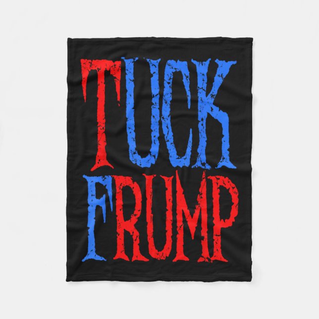 Cobertor De Velo F Trump, Patriota Americano, Protesto na América C (Frente)