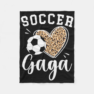 Cobertor De Velo Fã de Futebol Apaixonada por Vovó Gaga de um Jogad
