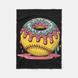 Cobertor De Velo Fã de jogador de esportes de sobremesa de donut de