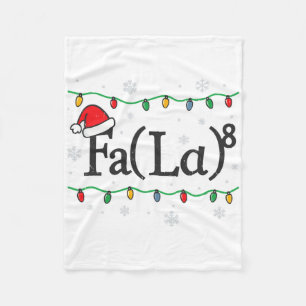 Cobertor De Velo Fa (la) 8 Professor de Matemática Engraçado Natal