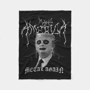 Cobertor De Velo Faça a América Metálica Novamente Black Metal Trum