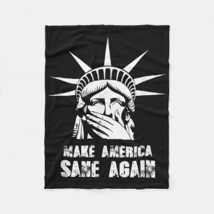 Cobertor De Velo Faça a América Sane de novo protesto anti-trump