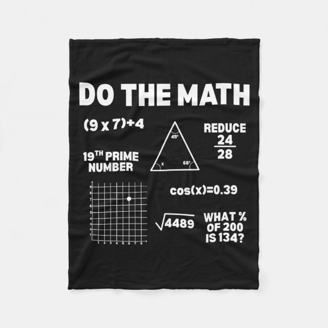 Cobertor De Velo Faça a Matemática da Camisa 67 Meme Seis Sete (Frente)