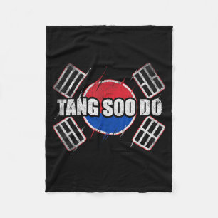 Cobertor De Velo Faça Artes Marciais Silhueta Tang Soo