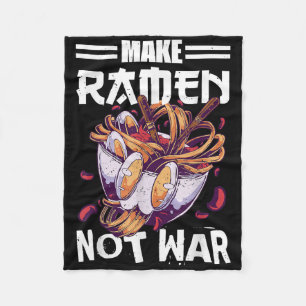 Cobertor De Velo Faça Ramen Não Guerra Engraçado Coisa De Comida Ja