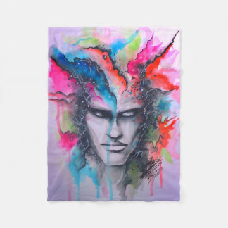Cobertor De Velo Face de Aquarela